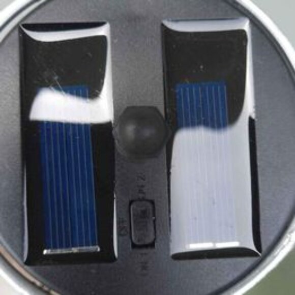 Lawn Garden Yard Art Stake Umbrella Cascading Lights Solar Powered Whimsical Fun - Picture 5 of 6